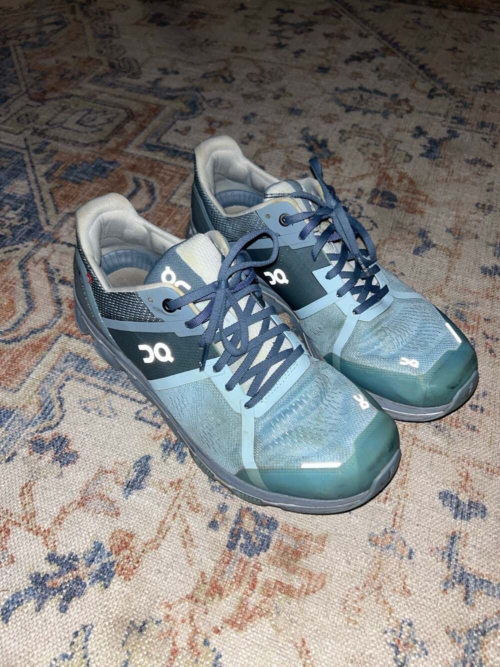 On Running Cloudstratus Women's Size 10.5 Blue Teal Running Shoes